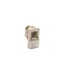 RJ45 priza Arteor - category 6A UTP - 1 module - soft alu