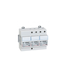 Self-protected Descarcator SPD - pentru secondary distribution board - T2 -Imax 12 kA/pole -3P+N left