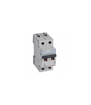 Siguranta automata MCB TX³ 6000 - 2P - 230/400 V~ - 6 A - C curba - prong/pentruk type supply busbars