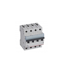 Siguranta automata MCB TX³ 6000 - 4P 400 V~ - 63 A - C curba - prong-type supply busbars