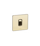 Single Pole push switch Synergy - 10 A 250 V~ Sleek Design glossy gold