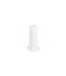 Snap-on mini-column - 1 compartiment 2 sides - inaltime 0.30 m - aluminiu body - PVC capacs - alb finish