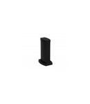 Snap-on mini-column - 2 compartimente - inaltime 0.30 m - aluminiu body - PVC capacs - negru finish