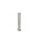 Snap-on mini-column - 2 compartimente - inaltime 0.68 m - aluminiu body and capacs - aluminiu finish