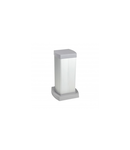 Snap-on mini-column - 4 compartimente - inaltime 0.30 m - aluminiu body and capacs - aluminiu finish