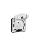 priza Plexo 66 - 1 module unswitched - 13 A 250 V~ - flush mounting