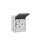 priza Plexo IP55 - 32 A - 3P+E 230 V~ - surface mounting - gri