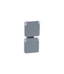 priza prewirosu Plexo IP55-German standard-2x2P+E vertical-modular-gri