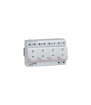 Descarcator SPD - high risk level installation - T1+T2 - limp 25 kA/pole - 3P+N right