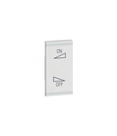 patrat key capac Arteor BUS/SCS - regulation symbol - 1 module - alb