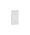 patrat key capac Arteor BUS/SCS - Up/Down symbol - 1 module - alb