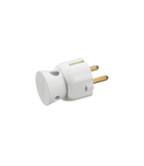 Stecher 2P+E - 16 A - German standard - plastic side outlet - alb - gencod laSonerie BELLing