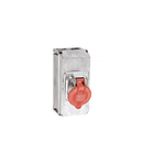 Priza aparenta Hypra - IP44 - 380/415 V~ - 63 A - 3P+E - metal