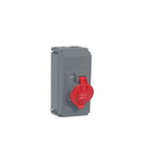 Priza aparenta Hypra - IP44 - 380/415 V~ - 63 A - 3P+N+E - plastic