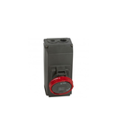 Priza aparenta Hypra - IP66/67-55 - 380/415 V~ - 63 A - 3P+E - plastic