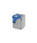 Priza aparenta P17 - IP44 - 200/250 V~ - 16 A - 3P+N+E