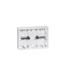 Doza aparentaj Mosaic- 2x6, 2x8 or 2x3x2 module - depth 46 mm