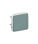 Switch Plexo IP55 - 2-way - 10 AX 250 V~ - modular - gri