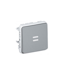 Switch Plexo IP55 - 2-way cu indicator - 10 AX 250 V~ - modular - gri