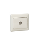 Television priza Kaptika - flush mounting - male connector - ivory