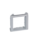 Thin wall support Mosaic - narrand 2 module - aluminiu