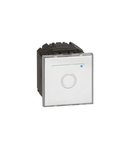 Touch switch Mosaic - cu neutral - 2 module - alb antimicrobial