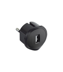 USB charging priza - German/French/Italian standards - 5 V - 1.5 A max. - negru