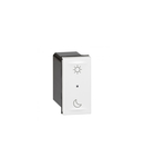 Wake up/Sleep wireless switch Arteor cu Netatmo - flush mounting 1 module - alb