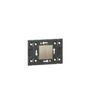 Wireless light switch Arteor cu Netatmo - surface mounting 2 module - champagne
