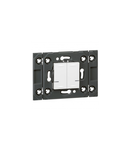 Wireless light switch Arteor cu Netatmo - surface mounting 2 module - alb