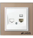 L-klass chm/3915 – Priza UTP Cat5E simpla