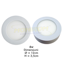 Spot Led aplicat 6w/2700k (round) *TV 0,25ron