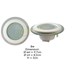 Spot Led COB sticla 6w/6400k (round) *TV 0,25ron