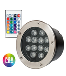 Spot led pavaj IP65 12w/RGB/telecomanda *TV 0,25ron