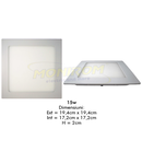 Spot Led plat 15w/2700k (square) *TV 0,25ron