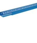 Canal cablu perforat cu capac 60x40, albastru