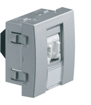 Priză date RJ45 categorie 5e FTP, aluminiu, 2M