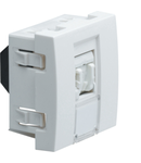 Priză date RJ45 categorie 5e STP, alb, 2M