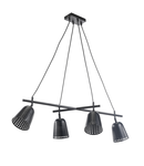 Lampa de Corp de iluminat suspendat negru Pallino 4 lumini