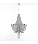 Silver Chandelier Drappeggio.