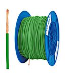 Tambur cu 200m conductor H07V-K 2,5 verde