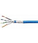 Cablu S/FTP Cat.7, 4x2xAWG23/1, 1.200Mhz, LS0H, 30%, albastr