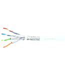 Cablu S/FTP Cat.7 4x2xAWG23/1 1000MHz,LS0H,Dca,40%,alb