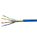 Cablu F/FTP Cat.6a, 4x2xAWG23/1,500MHz, LS0H-3,Dca, albastru