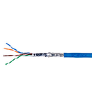 Cablu SF/UTP Cat.5e, 4x2xAWG24/1, PVC, Eca, albastru