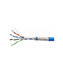 Cablu SF/UTP Cat.5e, 4x2xAWG24/1, PVC, Eca, albastru