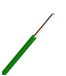 Conductor cu izolaţie din PVC H07V-U 2,5mm² verde