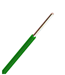 Conductor cu izolaţie din PVC H07V-U 4mm² verde