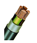 Cablu de energie, PVC+PE, 0,6/1kV E-Y2Y-O* 4 x 6 RE negru