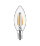 Lumânari ?i lustre LED clasice cu filament Classic LEDCandle ND 4.3-40W E14 827 B35 CL